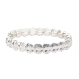 TWO TONE HAMMER DISC STCH BR SILVER