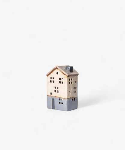 Saint Malo Tea Light House Stone Roof