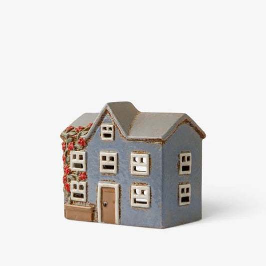 Devon Peak Tea Light Cottage Cornflour