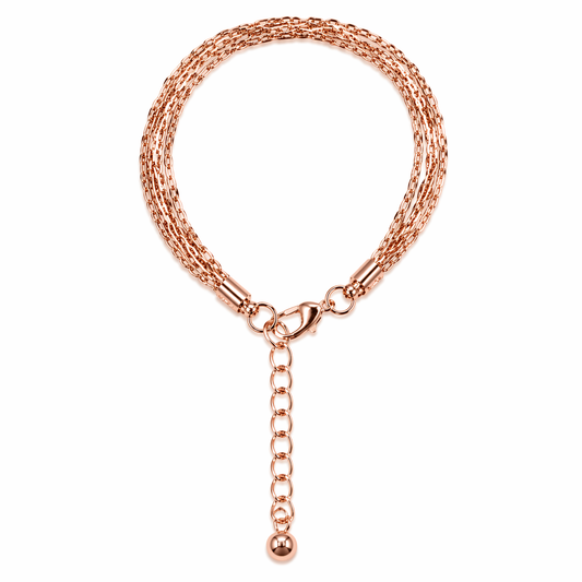 5 LAYER FINE CHAIN- ROSE GOLD