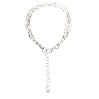 5 LAYER FINE CHAIN- SILVER