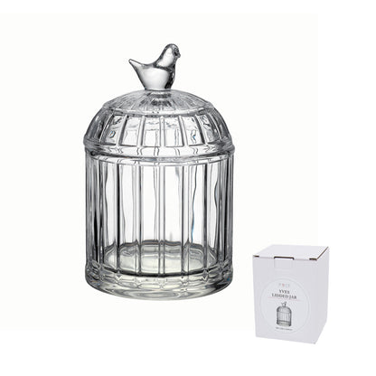 Yves Glass Lidded Jar