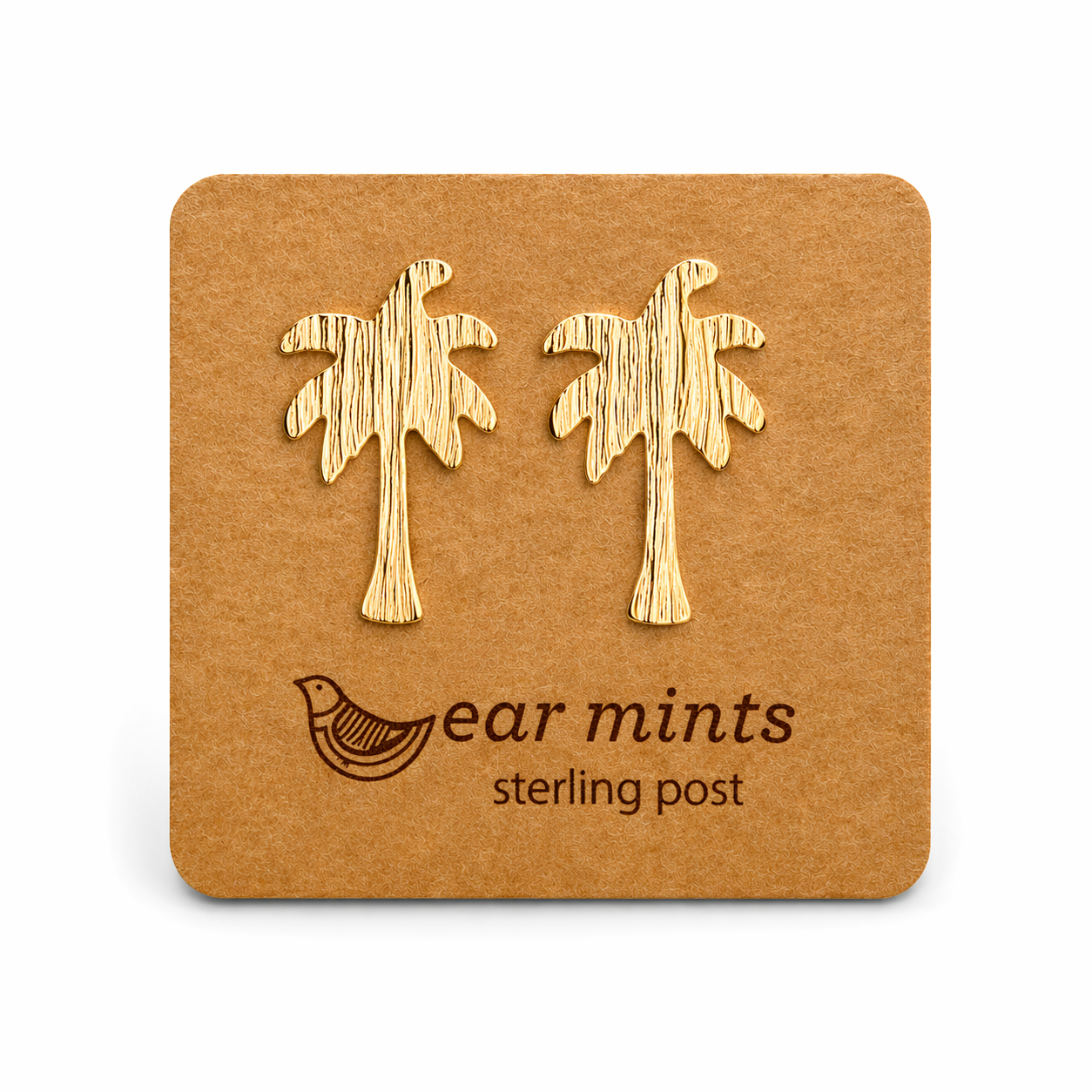 PALM TREE POST- GOLD