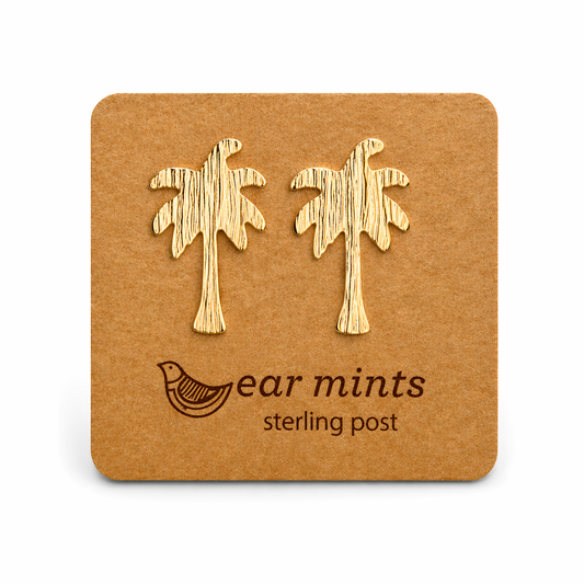 PALM TREE POST- GOLD