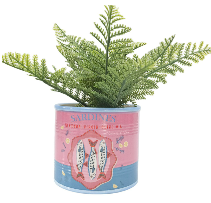 Sardines Can Planter Pink