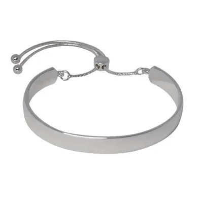 PLAIN CUFF SLIDER- SILVER
