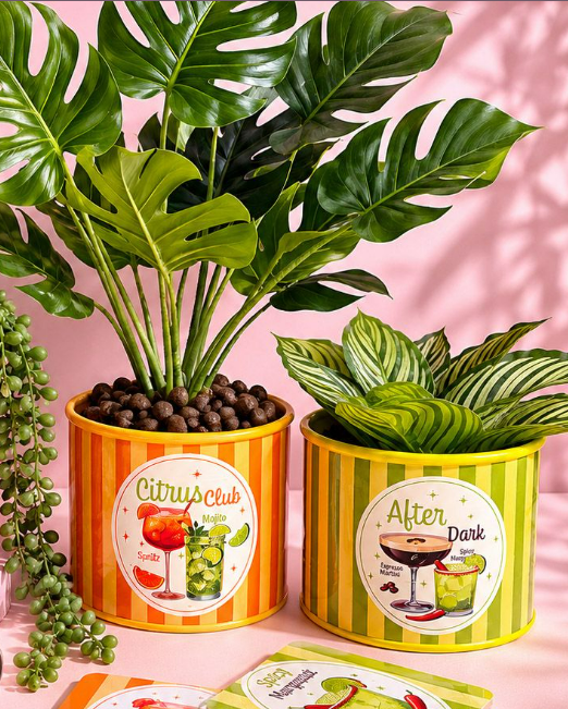 Spritz After Dark Planter Green
