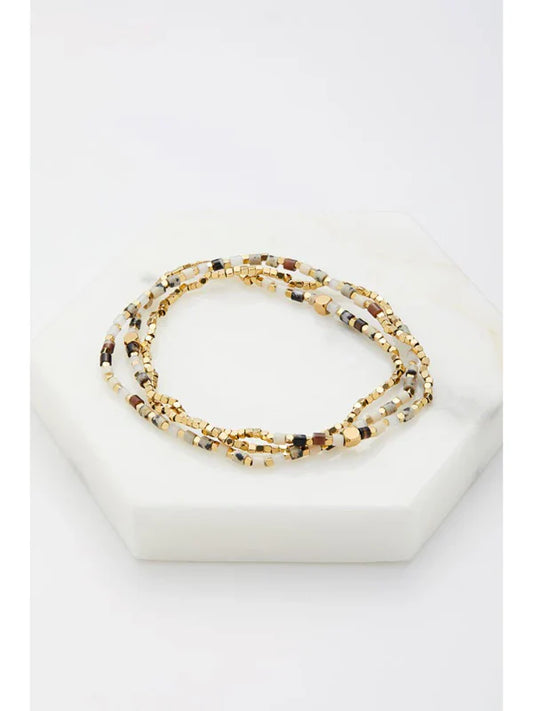 Ophelia Wrap Bracelet- Black